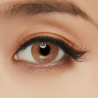 Innovision Luxury Brown Natural Color Contact Lens for Dark Eyes - EyeCandys