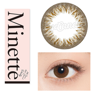 Minette 1-Day Layer Marron Brown (10pk) Colored Contacts Circle Lenses - EyeCandys