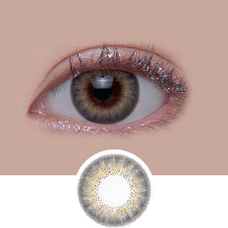 LensMe Akma RealFit 3 Color Gray (30pk) colored contacts circle lenses - EyeCandy's