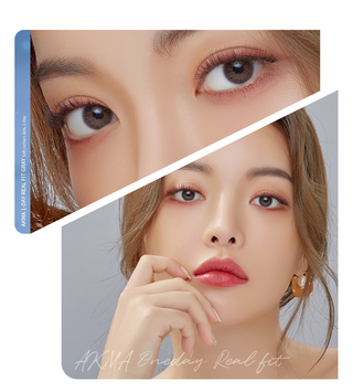 LensMe Akma RealFit Gray (30pk) Color Contact Lens - EyeCandys