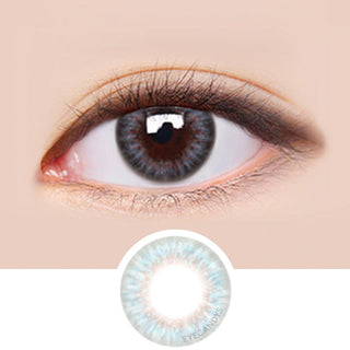 LensMe Ginfizz Cool Grey colored contacts circle lenses - EyeCandy's