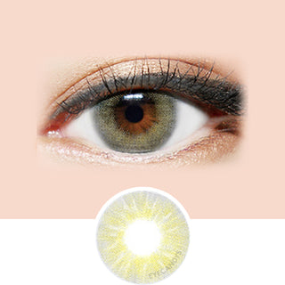 LensMe Cocktail Kahlua Milk Brown Natural Color Contact Lens for Dark Eyes - EyeCandys