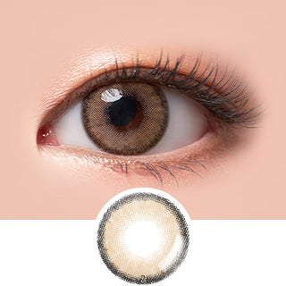 LensMe Make Look Blonty Brown Colored Contacts Circle Lenses - EyeCandys