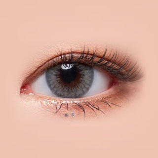 LensMe Make Look Eyegee Grey Colored Contacts Circle Lenses - EyeCandys
