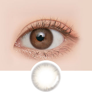 LensMe Makeover Bayvely Brown Colored Contacts Circle Lenses - EyeCandys