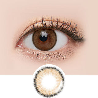 LensMe Makeover Holive Brown Colored Contacts Circle Lenses - EyeCandys