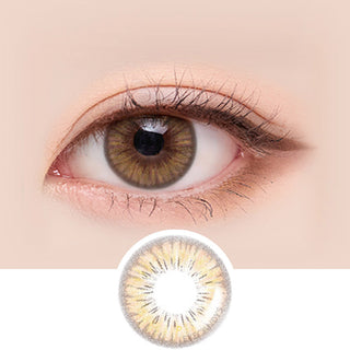 LensMe Makeover Weeki Brown Colored Contacts Circle Lenses - EyeCandys