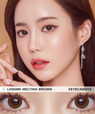 LensMe Melting Brown (20pk) Colored Contacts Circle Lenses - EyeCandys