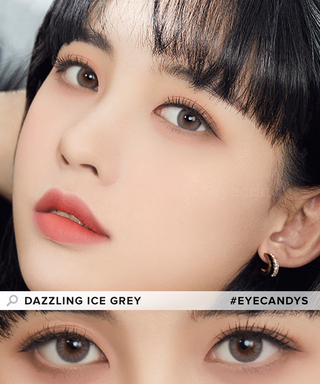 Olola Dazzling 1-Day Ice Grey colored contacts circle lenses - EyeCandy's
