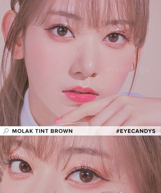 Molak Tint Brown (10pk) Colored Contacts Circle Lenses - EyeCandys