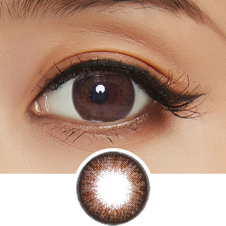 NEO Monthly Extra Dali Brown Color Contact Lens - EyeCandys
