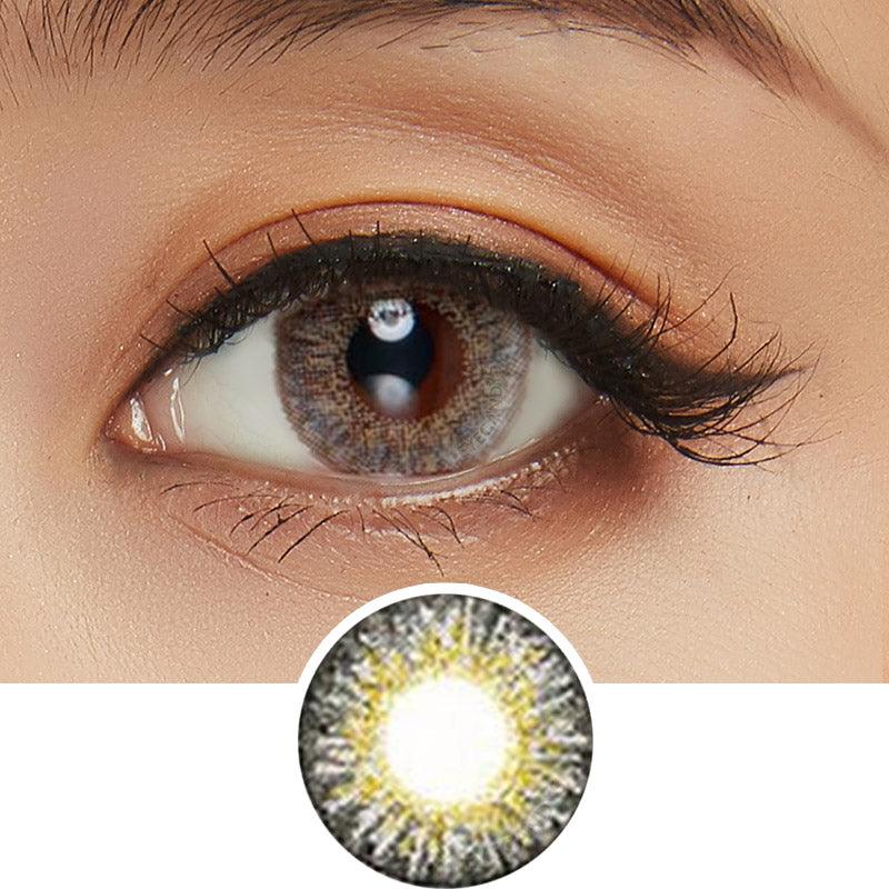 Buy EyeCandys Pink Label Nouveau Large Grey Colour Contact Lenses ...