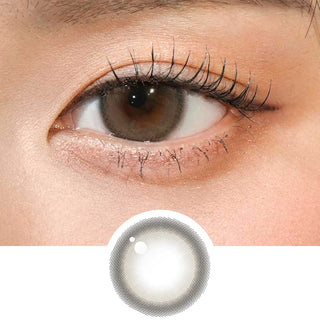 Gemhour Number Series 002 Greige colored contacts circle lenses - EyeCandy's