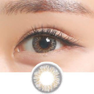 Clalen Iris M Rachel Gray Colored Contacts Circle Lenses - EyeCandys