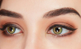 Lumine Renaissance Green Color Contact Lens for Dark Eyes - Eyecandys