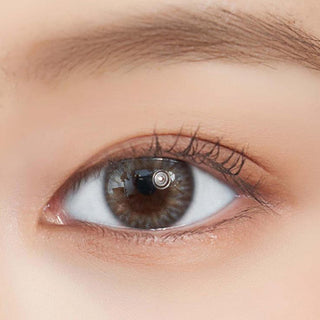 Chuu Smile Cake Grey Natural Color Contact Lens for Dark Eyes - EyeCandys