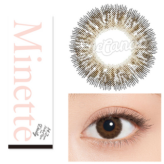 Minette 1-Day Virgin Cocoa Brown (10pk) Colored Contacts Circle Lenses - EyeCandys