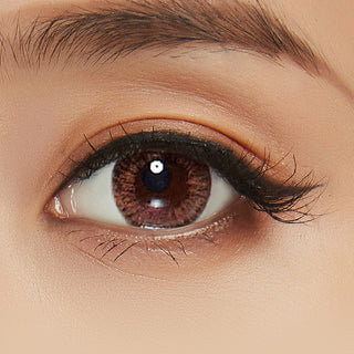 Pink Label Aida Brown (Custom Toric) Color Contacts for Astigmatism - EyeCandys