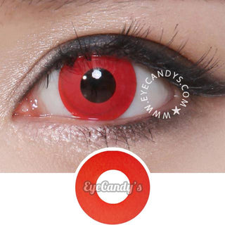 GEO Animation Blood Red Color Contact Lens - EyeCandys