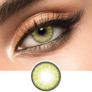 Limited Edition Desire Lush Green Lens (1 PAIR) Color Contact Lens - EyeCandys