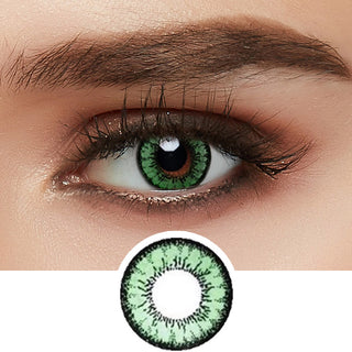 GEO Angel Green Color Contact Lens - EyeCandys
