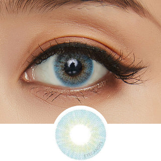 GEO Blenz Chic Blue Color Contact Lens for Dark Eyes - Eyecandys