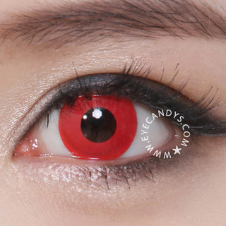 GEO Animation Blood Red Color Contact Lens - EyeCandys