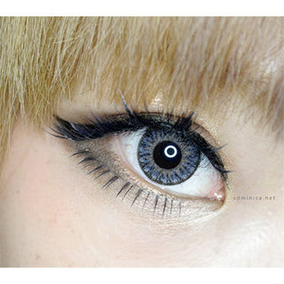GEO Eyescream Rayray Gray Color Contact Lens for Dark Eyes - Eyecandys