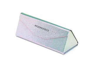 Holographic Tri-Fold Glasses Case colored contacts circle lenses - EyeCandy's