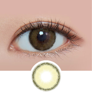i-Girl Rosha Olive Green (10pk) Colored Contacts Circle Lenses - EyeCandys