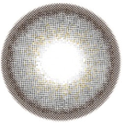 Design of the i-Sha Melo Art Blackberry coloured contact lens from Eyecandys on a white background, showing the dotted patterns meant to mimic those of the human iris.