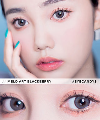 i-Sha Melo Art Blackberry Colored Contacts Circle Lenses - EyeCandys