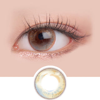 i-Sha Season Eye Fall Brown Colored Contacts Circle Lenses - EyeCandys