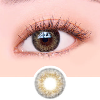 i-Sha Twenty Wish Love Brown Colored Contacts Circle Lenses - EyeCandys
