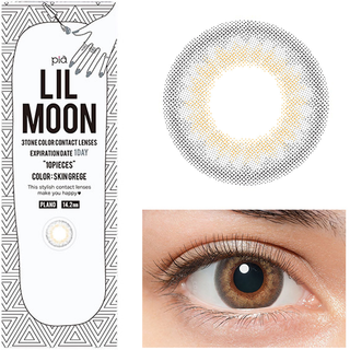 Lilmoon 1-Day Skin Grege (10pk) Color Contact Lens for Dark Eyes - Eyecandys
