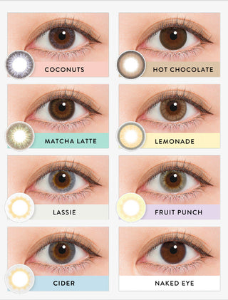 N's Collection Cider Grey (10pk) Natural Color Contact Lens for Dark Eyes - EyeCandys