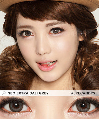 NEO Extra Dali Grey (KR) Colored Contacts Circle Lenses - EyeCandys