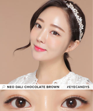 NEO Dali Chocolate Brown (KR) Colored Contacts Circle Lenses - EyeCandys