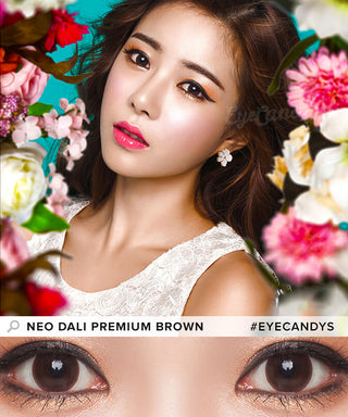NEO Dali Premium Brown Colored Contacts Circle Lenses - EyeCandys