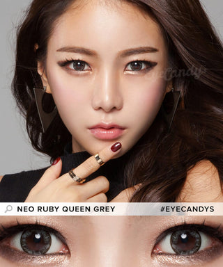 NEO Ruby Queen Grey (Custom Toric) Color Contacts for Astigmatism - EyeCandys