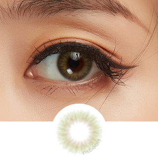 EyeCandys Opal Green Color Contact Lens for Dark Eyes - Eyecandys