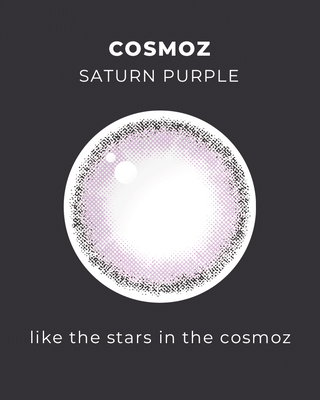 OTR Cosmoz Saturn Purple Natural Color Contact Lens for Dark Eyes - EyeCandys